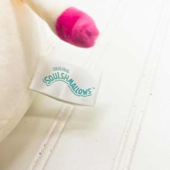 *RARE* Squishmallow 8” Caedyn The Pink Cow Heart Nostrils Valentine Kellytoy - Picture 9 of 10